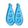 DIY Teardrop with Spakling Star Pendant Silicone Molds DIY-I099-04-1