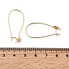 Brass Ear Hooks KK-F916-02G-3
