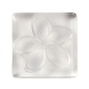 5-Petal Flower Silicone Clear Stamps with Acrylic Blocks DIY-G121-07A-2