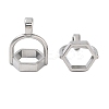 Non-Tarnish 304 Stainless Steel Bead Cap Bails STAS-L082-016P-1