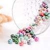 Round Natural Wood Beads X-WOOD-Q017-8mm-M-WH-3