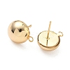 SHEGRACE Brass Stud Earring Findings XGR0025G-36G-2