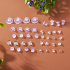 1000Pcs 10 Styles Rubber & Silicone & Plastic Ear Nuts KY-TA0001-21-17