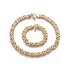 304 Stainless Steel Jewelry Sets SJEW-G073-10G-1