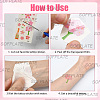 36Pcs 2 Style PVC Waterproof Self-Adhesive Picture Stickers STIC-SP0001-09D-4