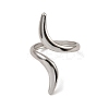 Non-Tarnish 304 Stainless Steel Open Cuff Rings X-RJEW-Z018-02P-2