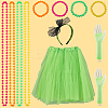 80s Fancy Dress Neon Accessories Tutu Party Costume Sets DIY-WH20062-11C-6