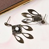 Electroplated Brass Chandelier Earrings EJEW-Z129-17AB-2