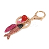 Alloy Enamel Fish Pendant Keychains KEYC-Z007-01G-2