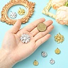 4Pcs 4 Styles 304 Stainless Steel Pendants STAS-YW0003-42G-4