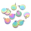 Ion Plating(IP) 304 Stainless Steel Charms STAS-I124-02A-M-1