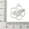 Non-Tarnish 304 Stainless Steel Pendants STAS-B056-17P-03-3
