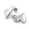 Non-Tarnish 304 Stainless Steel Stud Earrings EJEW-P258-12P-2