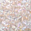 UV Plating Luminous Transparent Acrylic Beads OACR-P010-11B-3