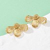 304 Stainless Steel Stud Earrings EJEW-S265-09G-1