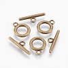 Alloy Toggle Clasps TIBE-EA774Y-AB-RS-2