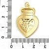 Brass Enamel Pendants KK-P303-10G-3
