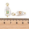 Natural Baroque Keshi Pearl Pendants PALLOY-JF05929-3