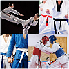 Taekwondo Belt AJEW-WH20022-73D-07-4