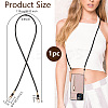 Universal Cell Phone Lanyard Crossbody Adjustable PU Leather Phone Lanyard AJEW-WH0470-47C-2