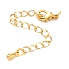 Teardrop Brass End with Chains KK-H532-10A-G-1