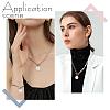 40Pcs 4 Colors PVD Vacuum Plating Stainless Steel Pendants STAS-PH0003-88-3