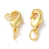 Rack Plating Brass Lobster Claw Clasps X-KK-F090-26G-01-1