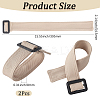 2Pcs Polyester Belts AJEW-GF0011-29B-2
