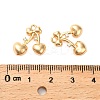 Brass Micro Pave Cubic Zirconia Pendants KK-K351-64G-3