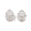 Rack Plating Brass Micro Pave Cubic Zirconia Beads KK-F879-13S-1