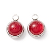 Natural Carnelian Charms G-K325-01P-05-2