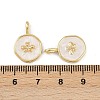 Brass Enamel Pendants KK-F908-17G-01-3