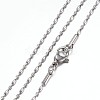 Non-Tarnish 304 Stainless Steel Necklaces STAS-P101-02P-1
