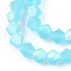Imitate Austrian Crystal Bicone Frosted Glass Beads Strands EGLA-A039-T3mm-MB20-3