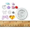 106Pcs 11 Styles Transparent Mixed Colors Acrylic Beads with Strong Stretchy Beading Elastic Thread OACR-FS0001-60-5