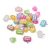 30Pcs 15 Styles Transparent Resin Pendants RESI-CW0001-21-3