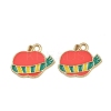 Christmas Themes Alloy Enamel Pendants ENAM-Z023-01G-10-1