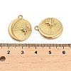 304 Stainless Steel Crystal Rhinestone Pendant X-STAS-U047-25G-3