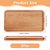 Acacia Wooden Serving Trays AJEW-WH0455-139A-2