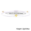 Valentine's Adjustable Braided Polyester Cord Bracelets LS-GM2838-7-2