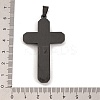 PVD Vacuum Plating 304 Stainless Steel Rhinestone Big Pendants STAS-Z080-14B-3