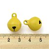 Spray Painted Brass Bell Pendants LS-KK-G281-H11-3