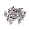 Tibetan Style Alloy Leaf Pendants LS-X-TIBEP-1011-AS-FF-2