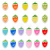 22Pcs 11 Colors Transparent Enamel Acrylic Beads TACR-TA0001-59-2