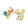 Alloy Enamel Pendants FIND-C087-07G-2