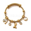 304 Stainless Steel Charm Bangles for Women BJEW-Z141-03G-4
