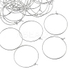 SHEGRACE Brass Hoop Earrings Findings XGR0005P-70P-1