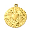Ion Plating(IP) 304 Stainless Steel Pendants STAS-K293-08G-1