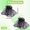 Gauze Lace Oversleeves for Women AJEW-WH20018-125B-2