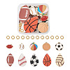 DIY Sports Themed Pendants Jewelry Making Finding Kits DIY-PJ0001-35-1